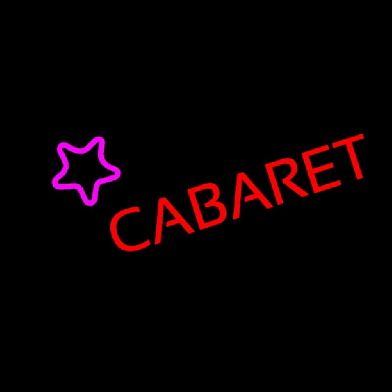 Custom Cabaret Star Logo Neon Sign USA