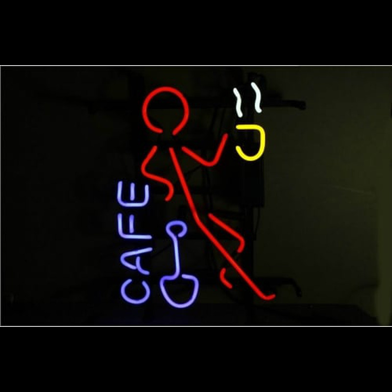 Custom Cafe man Neon Sign USA