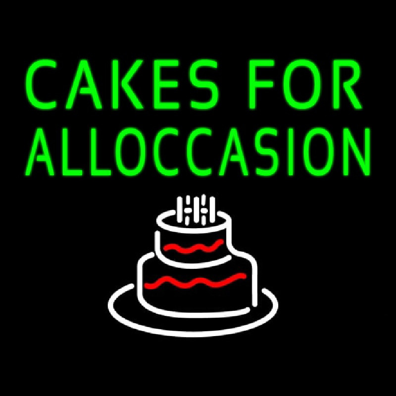 Custom Cakes For All Occasion Neon Sign USA