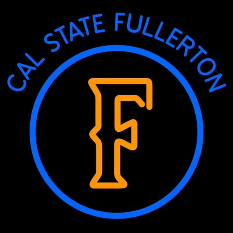 Custom Cal State Fullerton Titans Primary Logo NCAA Neon Sign Neon Sign USA