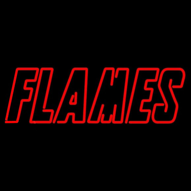 Custom Calgary Flames 1995 2002 Logo NHL Neon Sign Neon Sign USA