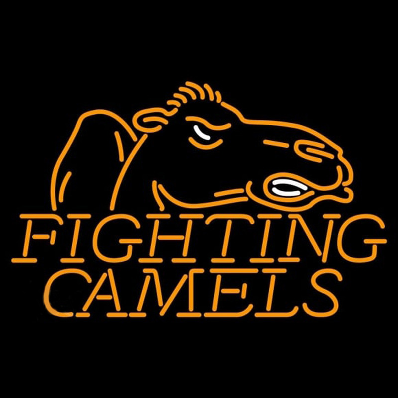 Custom Campbell Fighting Camels Alternate 2005 2007 Logo NCAA Neon Sign Neon Sign USA