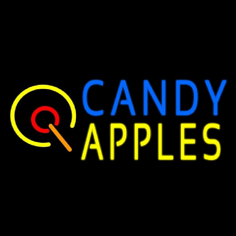 Custom Candy Apples Apple Neon Sign USA