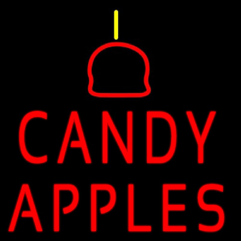 Custom Candy Apples Neon Sign USA