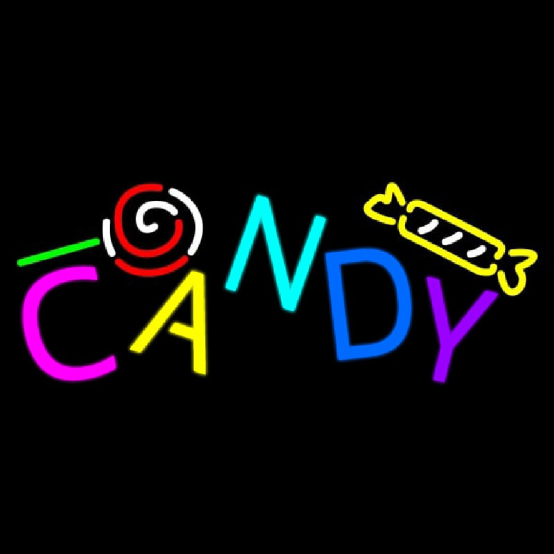 Custom Candy With Toffees Neon Sign USA
