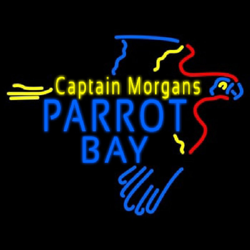 Custom Captain Morgans Parrot Bay Neon Sign USA
