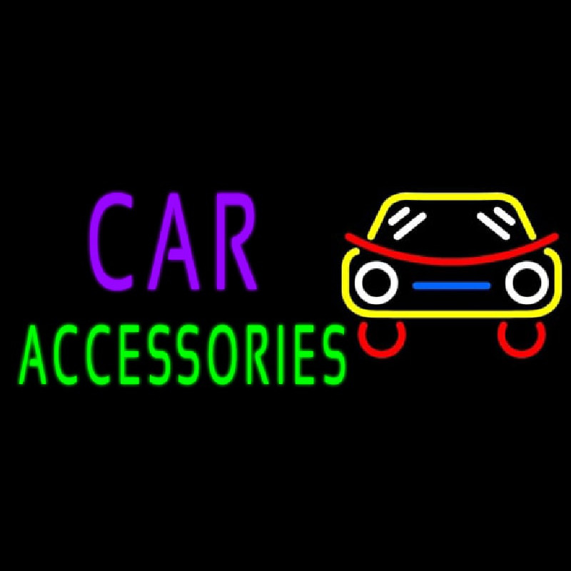 Custom Car Accessories Neon Sign USA