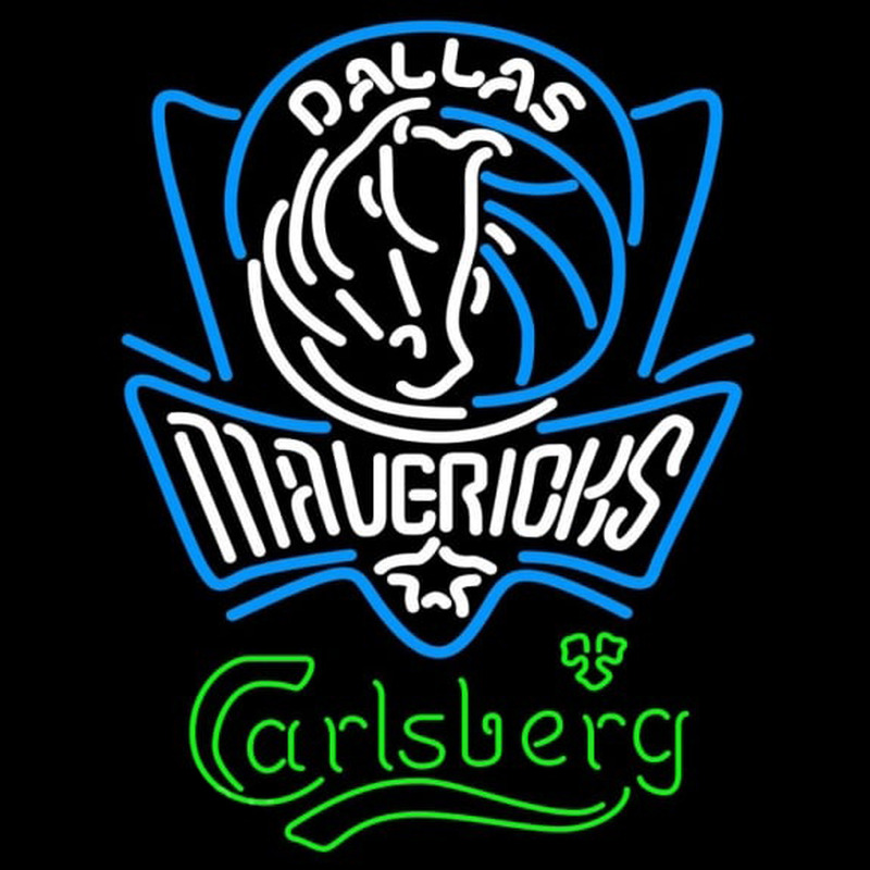 Custom Carlsberg Dallas Mavericks NBA Beer Sign Neon Sign USA