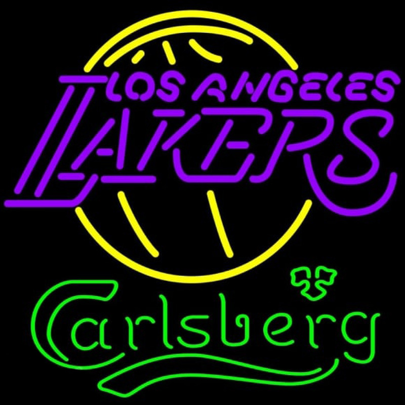 Custom Carlsberg Los Angeles Lakers NBA Beer Sign Neon Sign USA