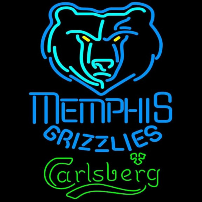Custom Carlsberg Memphis Grizzlies NBA Beer Sign Neon Sign USA