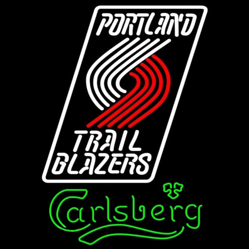 Custom Carlsberg Portland Trail Blazers NBA Beer Sign Neon Sign USA