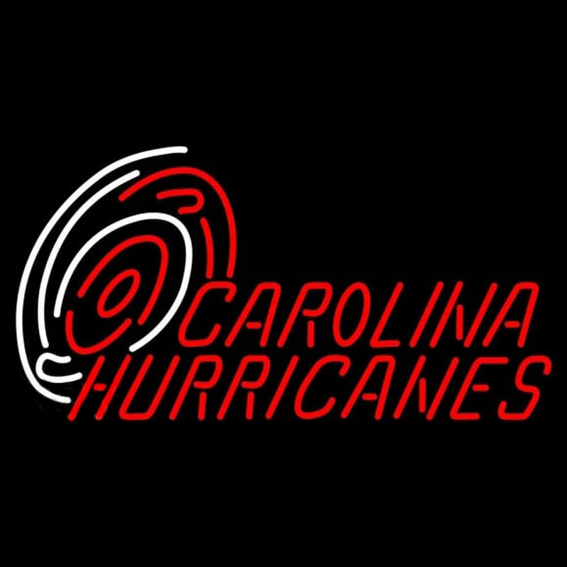 Custom Carolina Hurricanes Alternate 2008 09 Pres Logo NHL Neon Sign Neon Sign USA