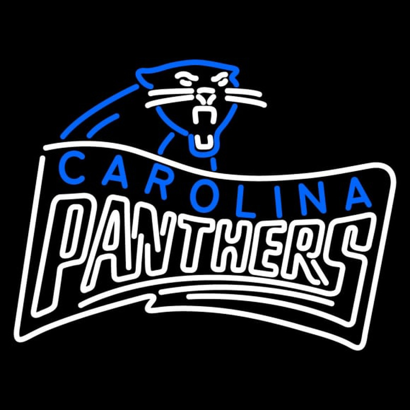 Custom Carolina Panthers Alternate  Logo NFL Neon Sign Neon Sign USA