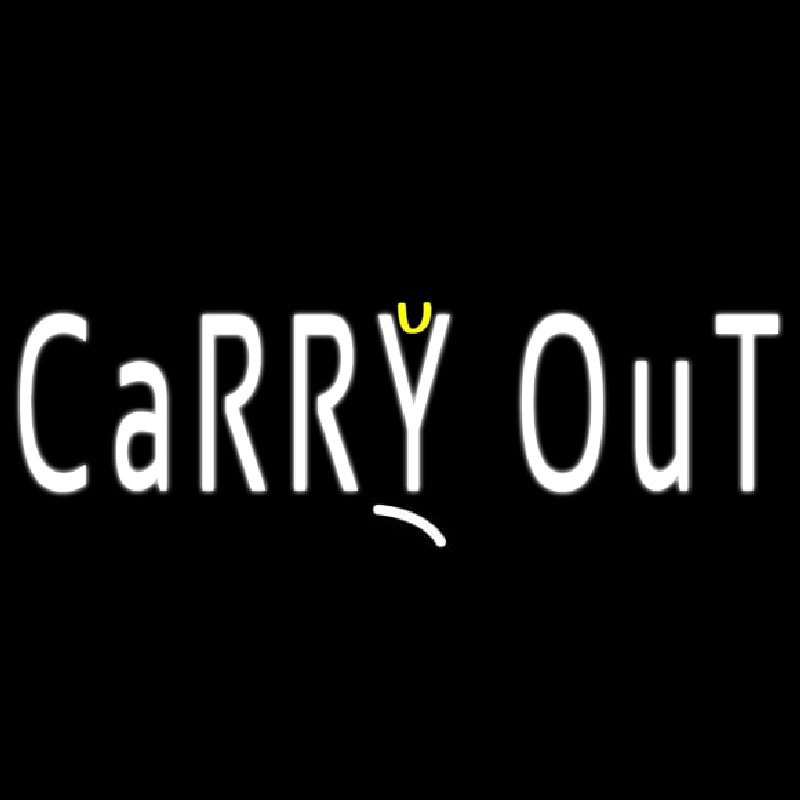 Custom Carry Out Neon Sign USA