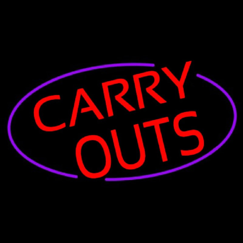Custom Carry Outs Neon Sign USA