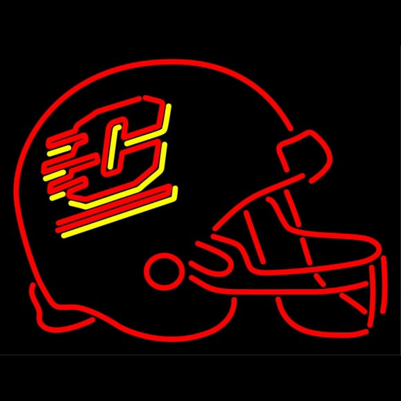 Custom Central Michigan Chippewas Helmet Pres Logo NCAA Neon Sign Neon Sign USA