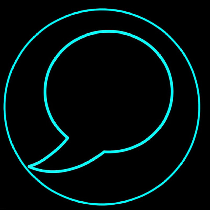 Custom Chat Button 2 Neon Sign USA