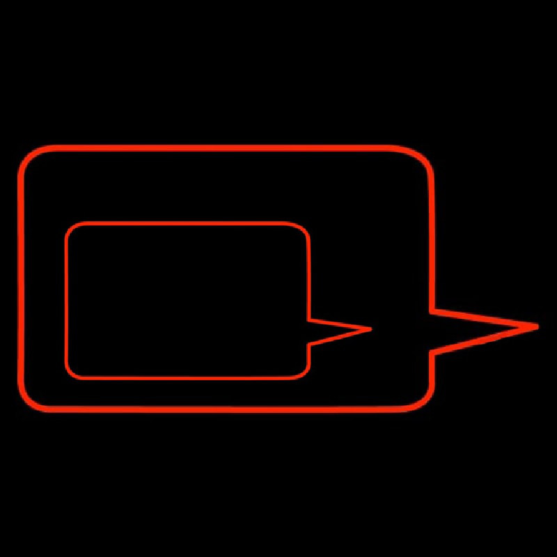 Custom Chat Button 4 Neon Sign USA