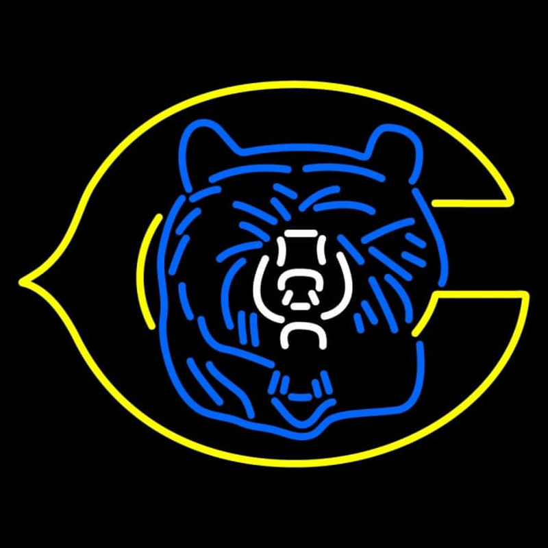 Custom Chicago Bears Alternate   Logo NFL Neon Sign Neon Sign USA