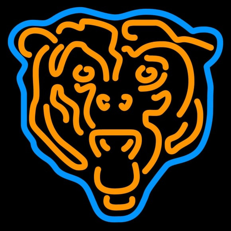 Custom Chicago Bears NFL Neon Sign Neon Sign USA Custom Neon Signs