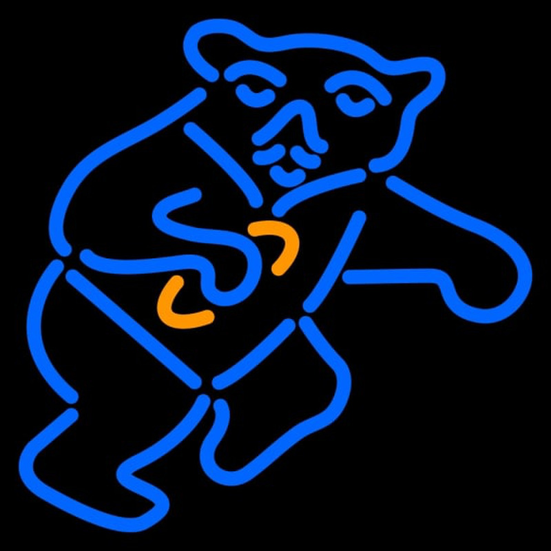 Custom Chicago Bears Primary   Logo NFL Neon Sign Neon Sign USA