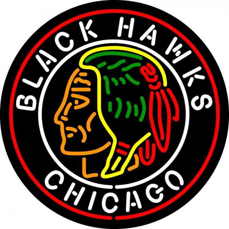 Custom Chicago Blackhawks Primary Logo NHL Neon Sign Neon Sign USA