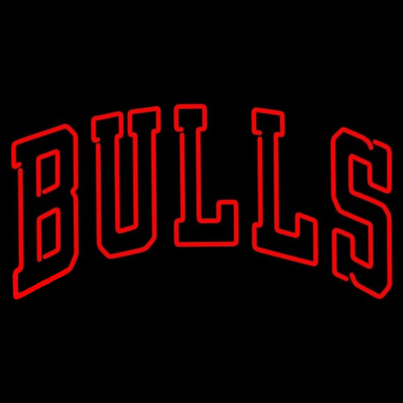 Custom Chicago Bulls Wordmark 1985 86 Pres Logo NBA Neon Sign Neon Sign USA