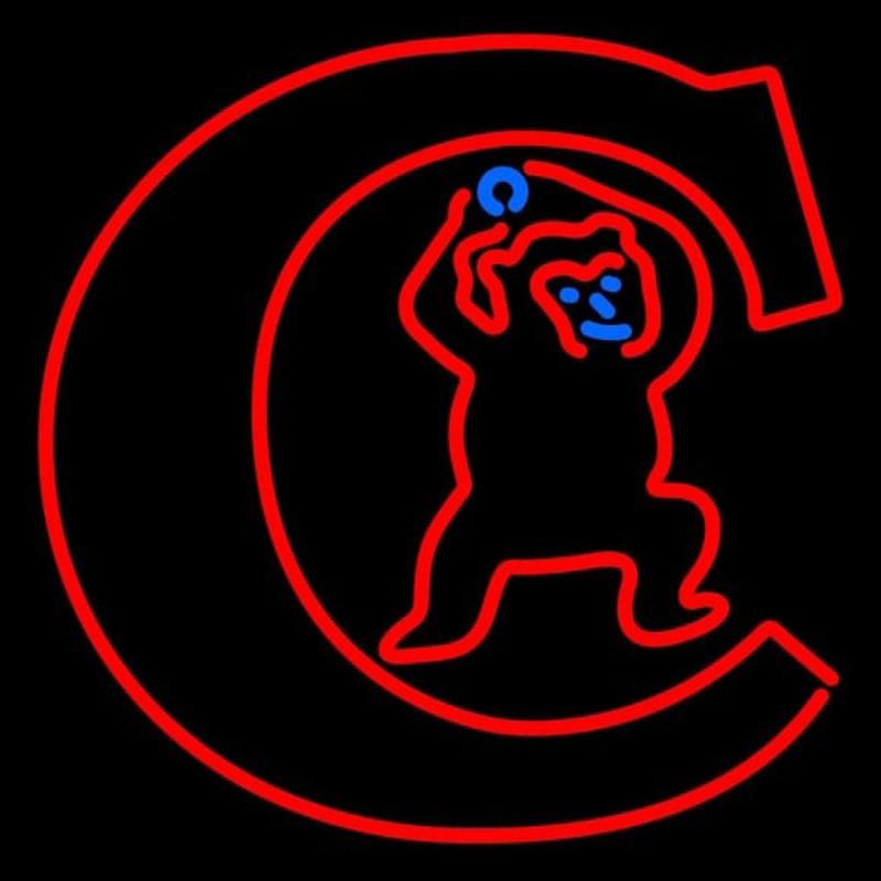 Custom Chicago Cubs Alternate 1934 937 Logo MLB Neon Sign Neon Sign USA
