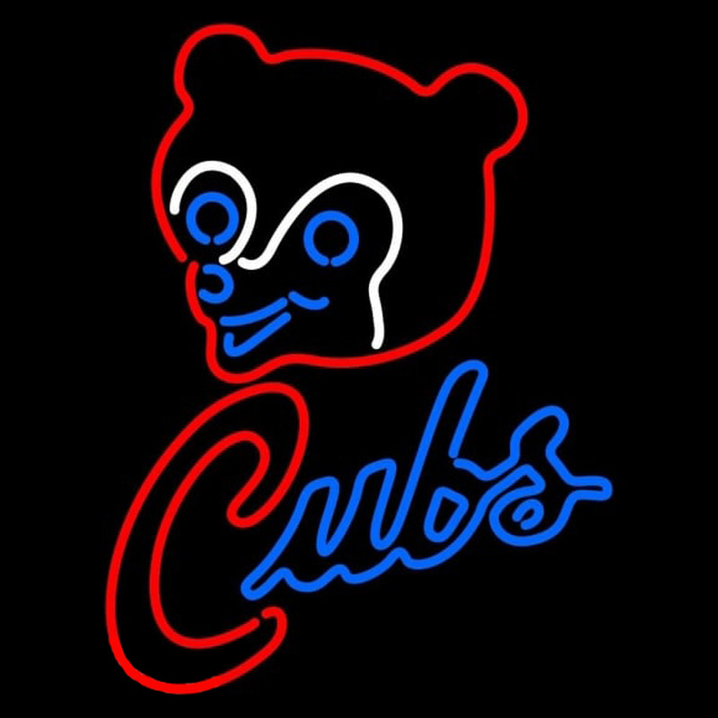 Custom Chicago Cubs Alternate 1949 196 Logo MLB Neon Sign Neon Sign USA