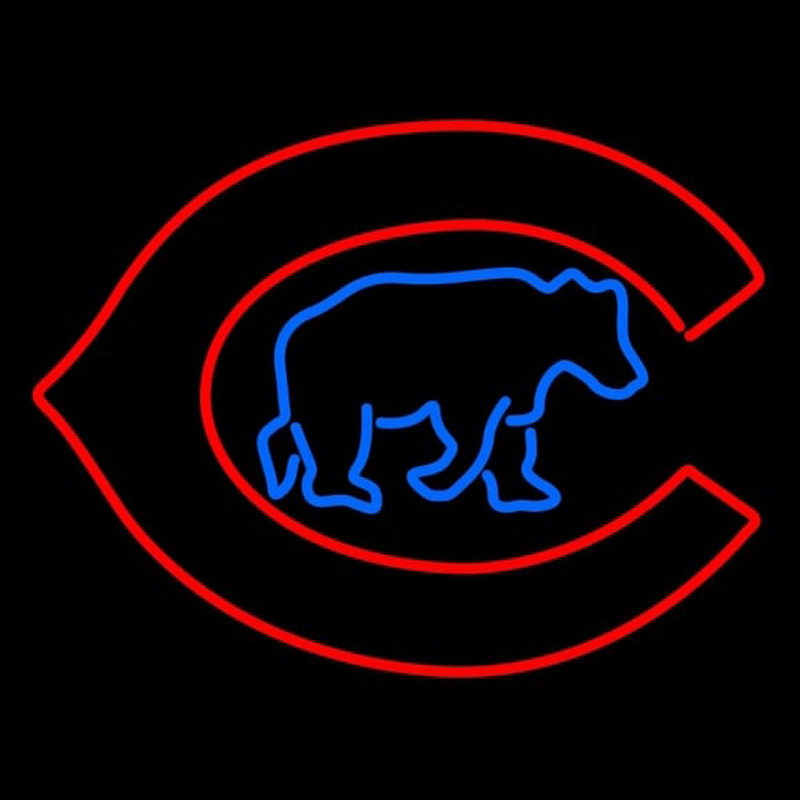 Custom Chicago Cubs Primary 1916 Logo MLB Neon Sign Neon Sign USA