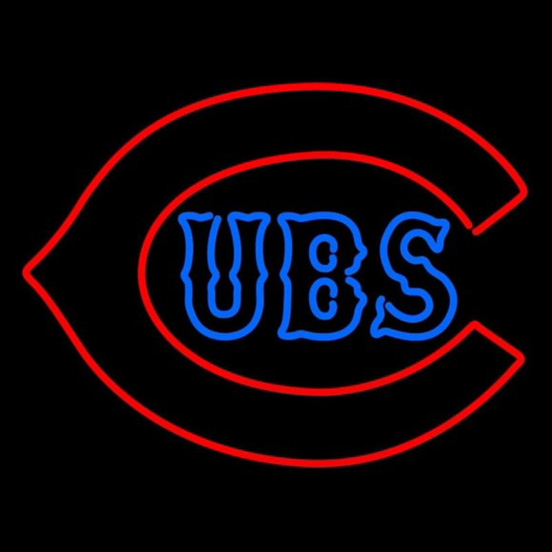 Custom Chicago Cubs Primary 1919 1926 Logo MLB Neon Sign Neon Sign USA