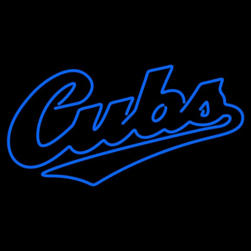 Custom Chicago Cubs Wordmark 1994 1996 Logo MLB Neon Sign Neon Sign USA