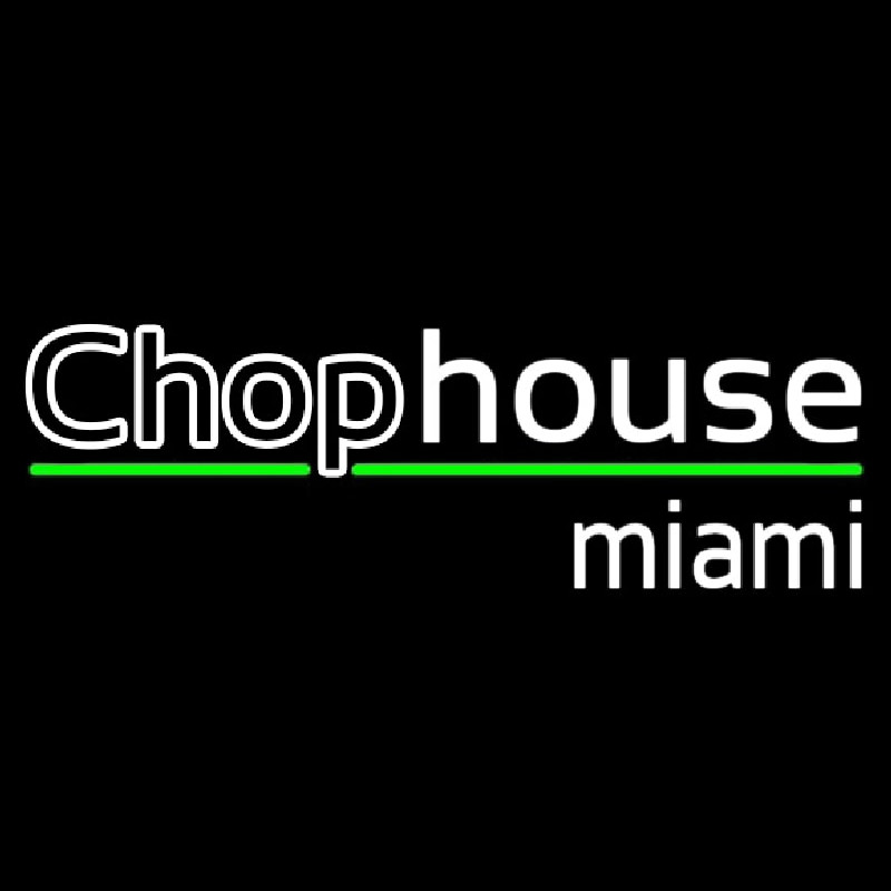 Custom Chophouse Double Stroke Neon Sign USA