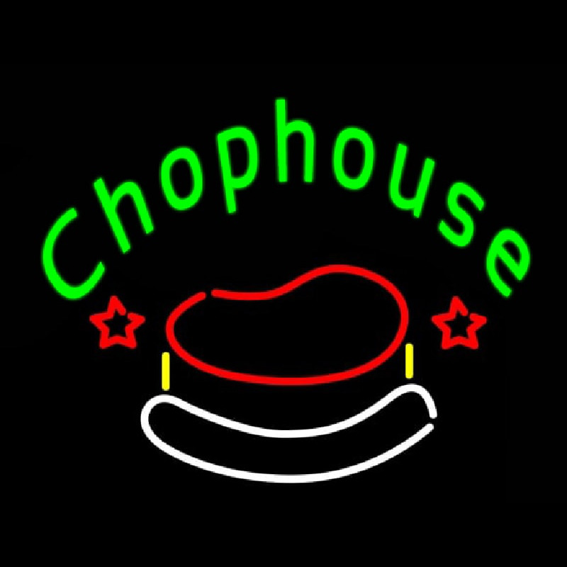 Custom Chophouse Simple Neon Sign USA