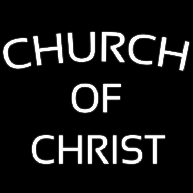 Custom Church Of Christ Block Neon Sign USA