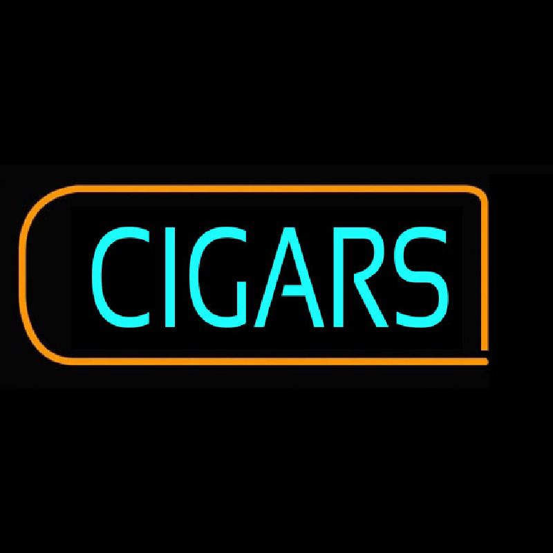 Custom Cigars Neon Sign USA