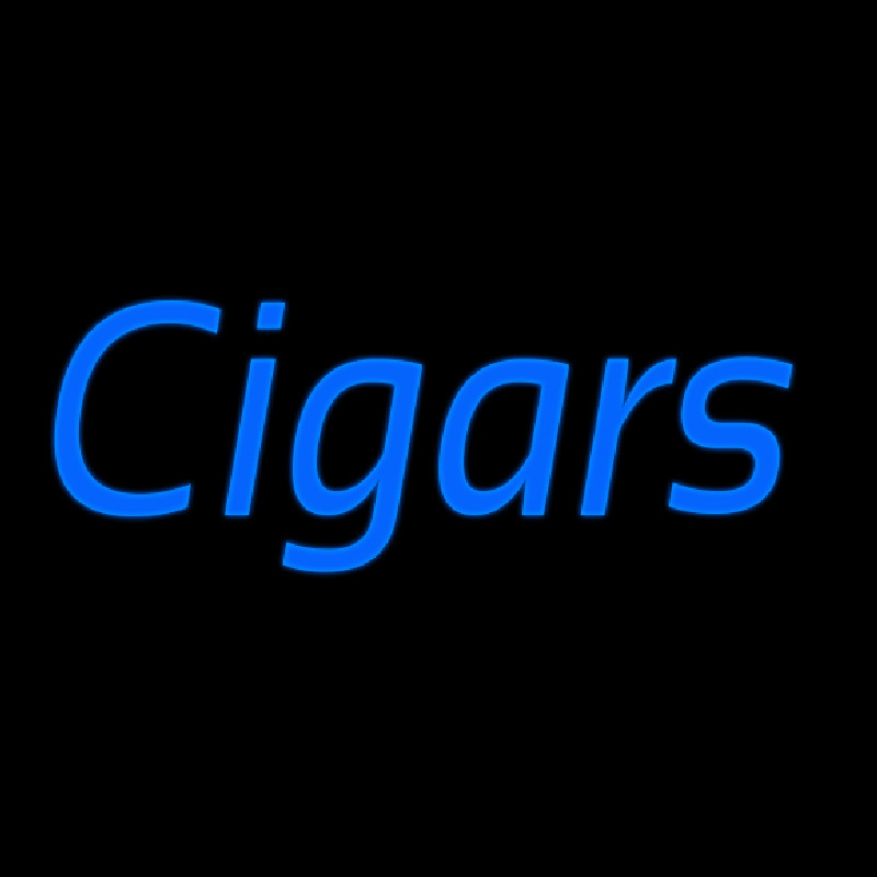 Custom Cigars Neon Sign USA
