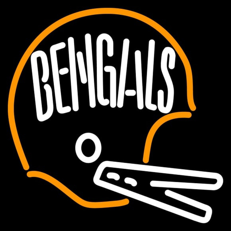 Custom Cincinnati Bengals Helmet   Logo NFL Neon Sign Neon Sign USA