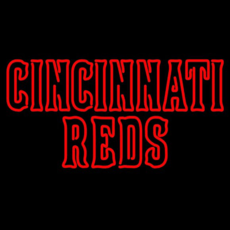 Custom Cincinnati Reds Wordmark 2007 Pres Logo MLB Neon Sign Neon Sign USA
