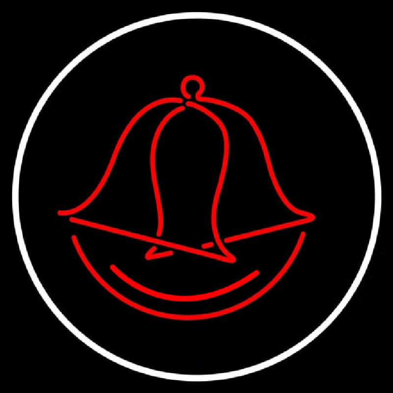 Custom Circle Wedding Bell Logo Neon Sign USA