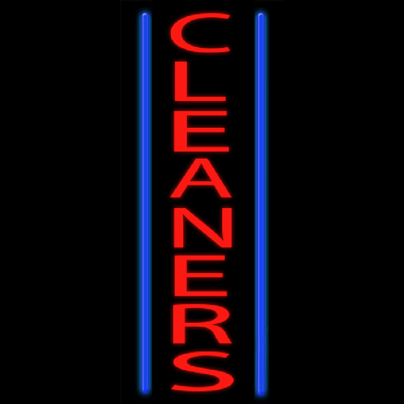 Custom Cleaners Neon Sign USA