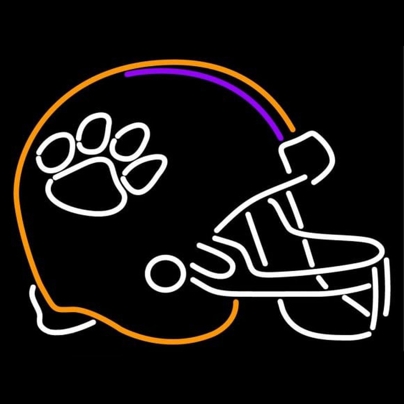 Custom Clemson Tigers Helmet 1977 Pres Logo NCAA Neon Sign Neon Sign USA