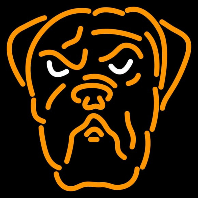 Custom Cleveland Browns Alternate  Pres Logo NFL Neon Sign Neon Sign USA