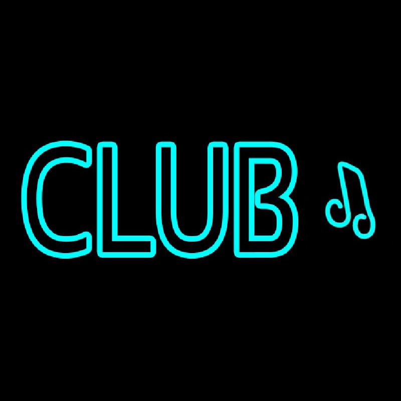 Custom Club Music Neon Sign USA