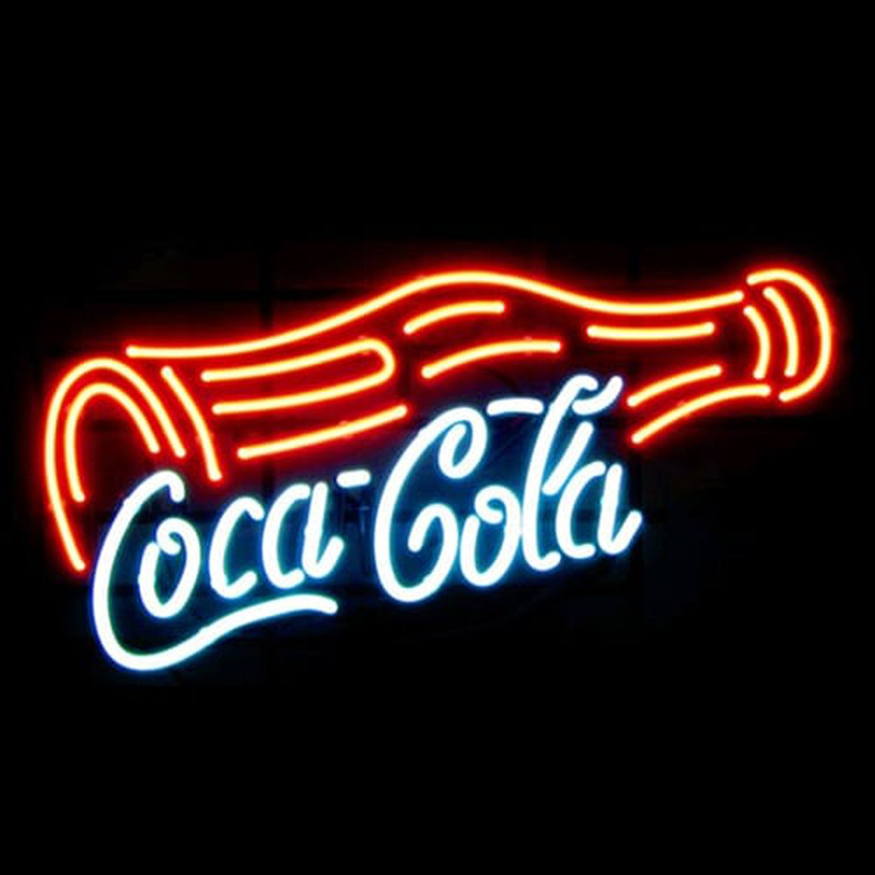 Custom Coca Cola Bottle Neon Sign USA