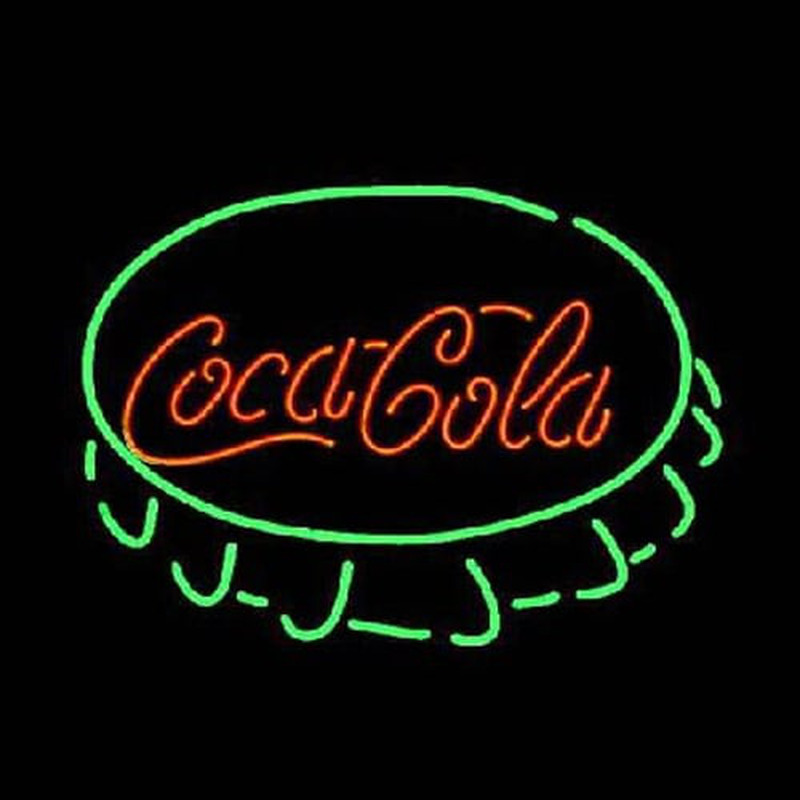 Custom Coca Cola Cap Neon Sign USA