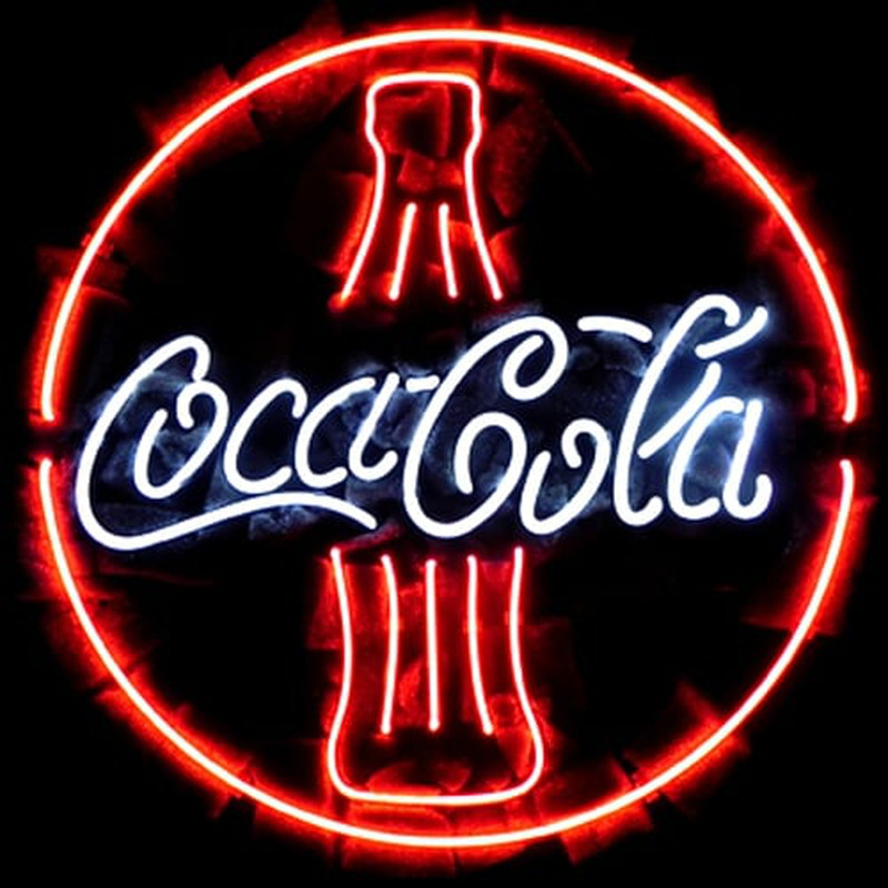 Custom Coca Cola Coke Bottle Neon Sign USA