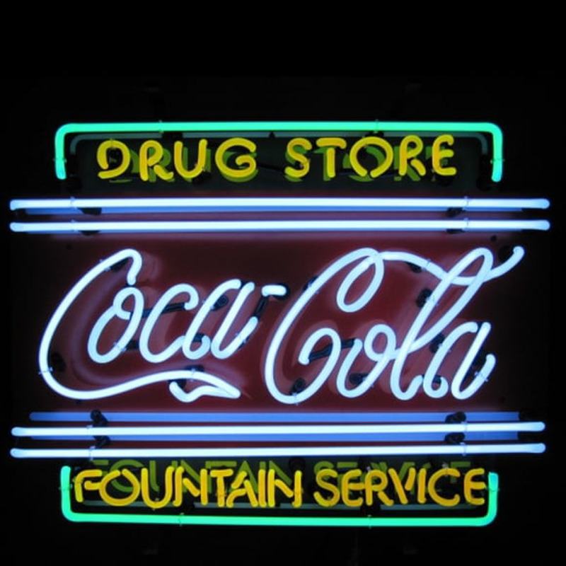 Custom Coca Cola Neon Clock Sign Neon Sign USA