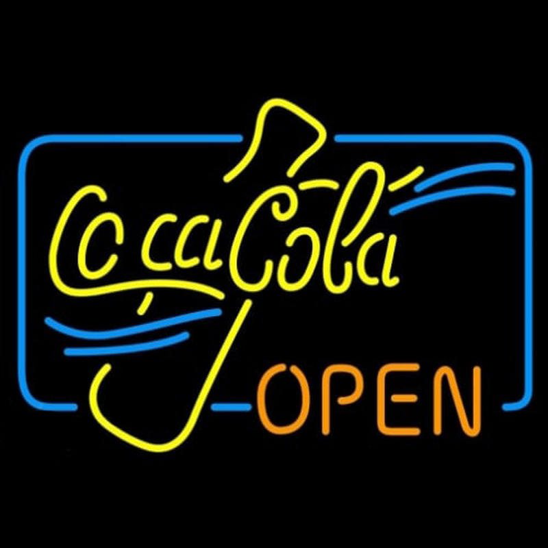 Custom Coca Cola Open Neon Sign USA