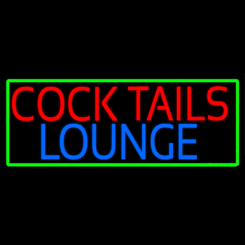 Custom Cocktail Lounge Neon Sign USA